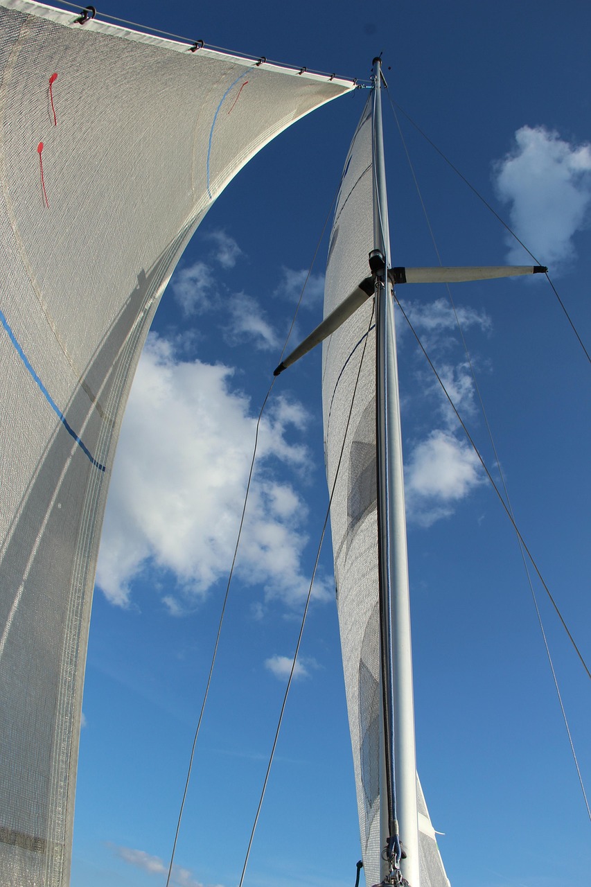sail, sailing mast, heaven, sailboats, sailing trip